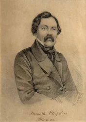 Portrait du peintre Vasily Fyodorovich Georg Wilhelm Timm 1820-1895