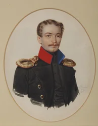 Portrait de Platon Ivanovich Panshin 1817-1863, 1841