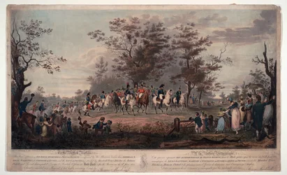 Frédéric Guillaume III de Prusse (1770-1840) - Les souverains alliés passant en revue à Hyde Park 1814