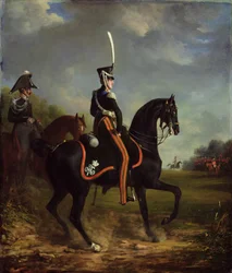 Tsar Nicolas Ier de Russie, alors Grand-Duc, chevauchant dans Hyde Park