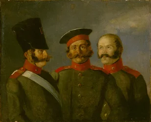 Les gardes de la vie de Tsar Nicolas Ier, deuxième quart du 19e siècle