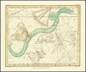 1822 - Alexander Jamieson - Hydra Sextans Felis et Cratère