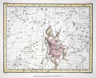 Les Constellations (Planche IV) Auriga, Camelopaardalis, Telescopium Herschelli, de 