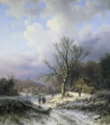Paysage enneigé