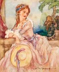 Lady Emma Hamilton vers 1765-1851, maîtresse de Horatio Nelson, 1937