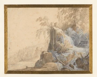 Paysage avec un ermite