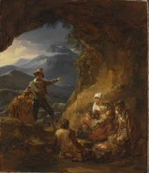 Bandits entrant dans la demeure d