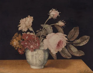 Fleurs dans un pot de Delft, 1663