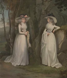 Eleanor et Margaret Ross, entre 1785 et 1790