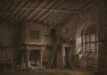 Décor de scène pour Heart of Midlothian; The Tolbooth