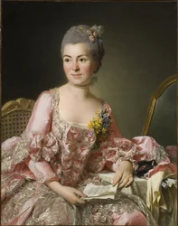 Portrait de Marie-Suzanne Giroust, Madame Roslin, 1734-1772, 1770