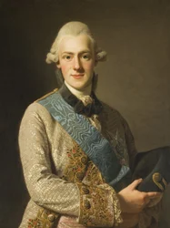 Suédois : Fredrik Adolf, 1750-1803, Prince de Suède, frère de Gustav III Duc Fredrik Adolf, frère de Gustav III
