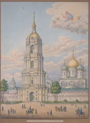 Le Nouveau Monastère du Sauveur à Moscou, 1851