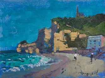 Les falaises de Beach Village