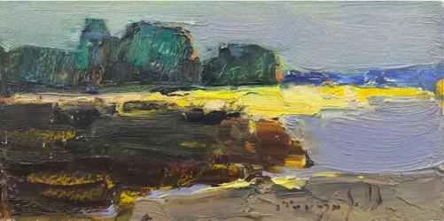 Paysage abstrait éclatant