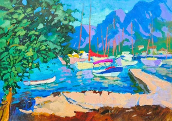Un port méditerranéen plein de vie