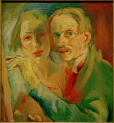 Autoportrait avec élève