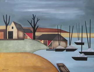 Le port paisible du village