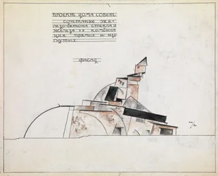 Étude architecturale, 1920
