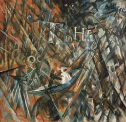 Composition rayoniste. Oisiveté et ombre