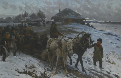 Partir pour la chasse, 1915