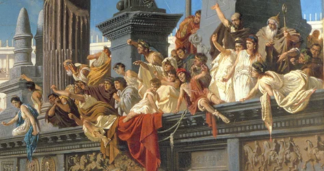 La course de chars (détail)