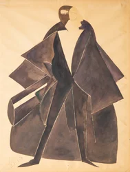 Costume pour la pièce Camarade Khlestakov de Dmitri Smolin, vers 1921