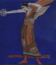 Costume pour la pièce Famira-kifared par I. Annensky, 1916