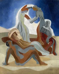 Danseurs sur une plage