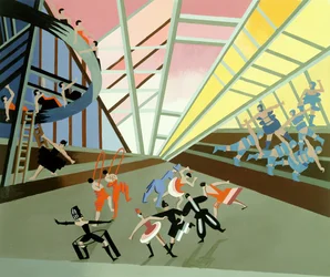 Projet de lumière pour un ballet, pub. 1930