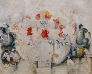 Vase avec des fleurs
