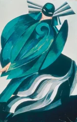 Figurine du 3e masque féminin