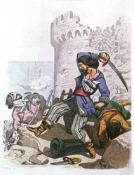 Grammont, pirate français, vers 1850