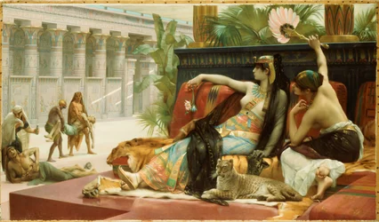 Cléopâtre testant du poison sur des esclaves condamnés