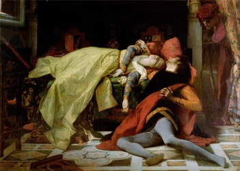 Mort de Francesca da Rimini et Paolo Malatesta, 1870