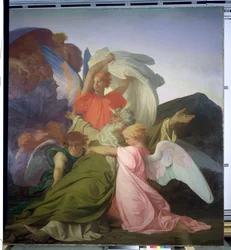 La mort de Moïse, 1851 (détail de 225068)