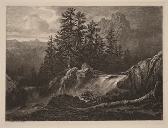 Cascade de montagne