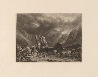 Tempête dans les montagnes
