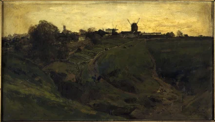 Vue de Montmartre, côté nord-ouest