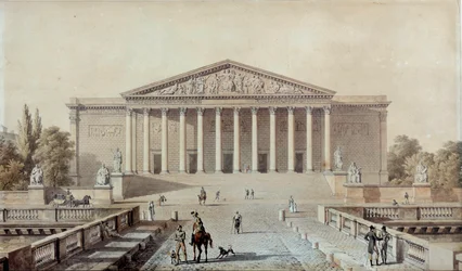 Projet pour l’Assemblée nationale ou Palais Bourbon, Palais du Corps législatif. XIXe siècle. Paris, Palais Bourbon