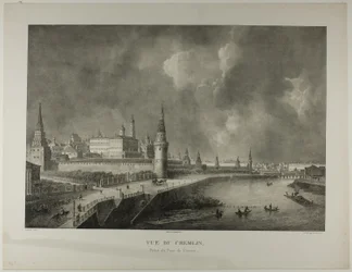 Vue du Kremlin depuis le pont de pierre