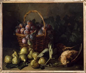 Nature morte, figues et prunes