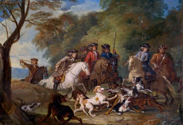 Étude pour La Chasse au loup