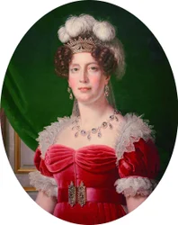 French: Portrait en buste de Marie-Thérèse Charlotte de France, duchesse d