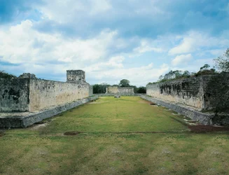 Mexique, État du Yucatán, Chichen Itza, Grand Terrain de Jeu de Balle