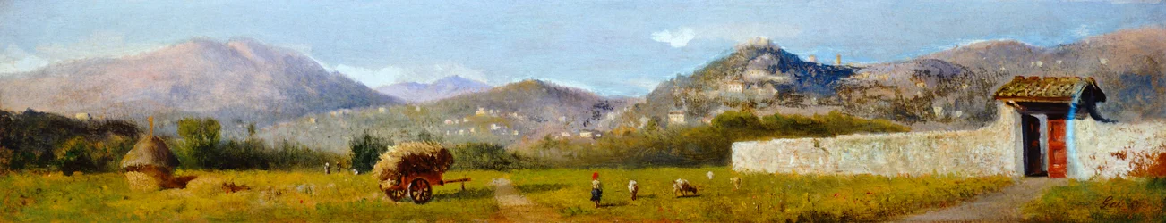 Paysage toscan par Lorenzo Gelati