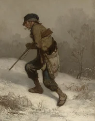 Le braconnier, vers 1847