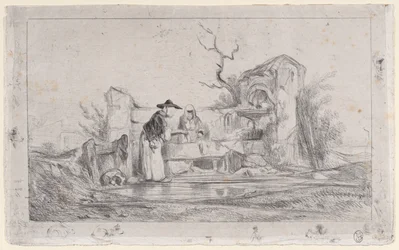 Les Lavandières, 1833-38