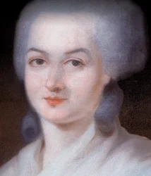 Portrait of Olympe de Gouges (pastel on canvas)