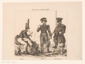 Trois militaires français (France militaire)
